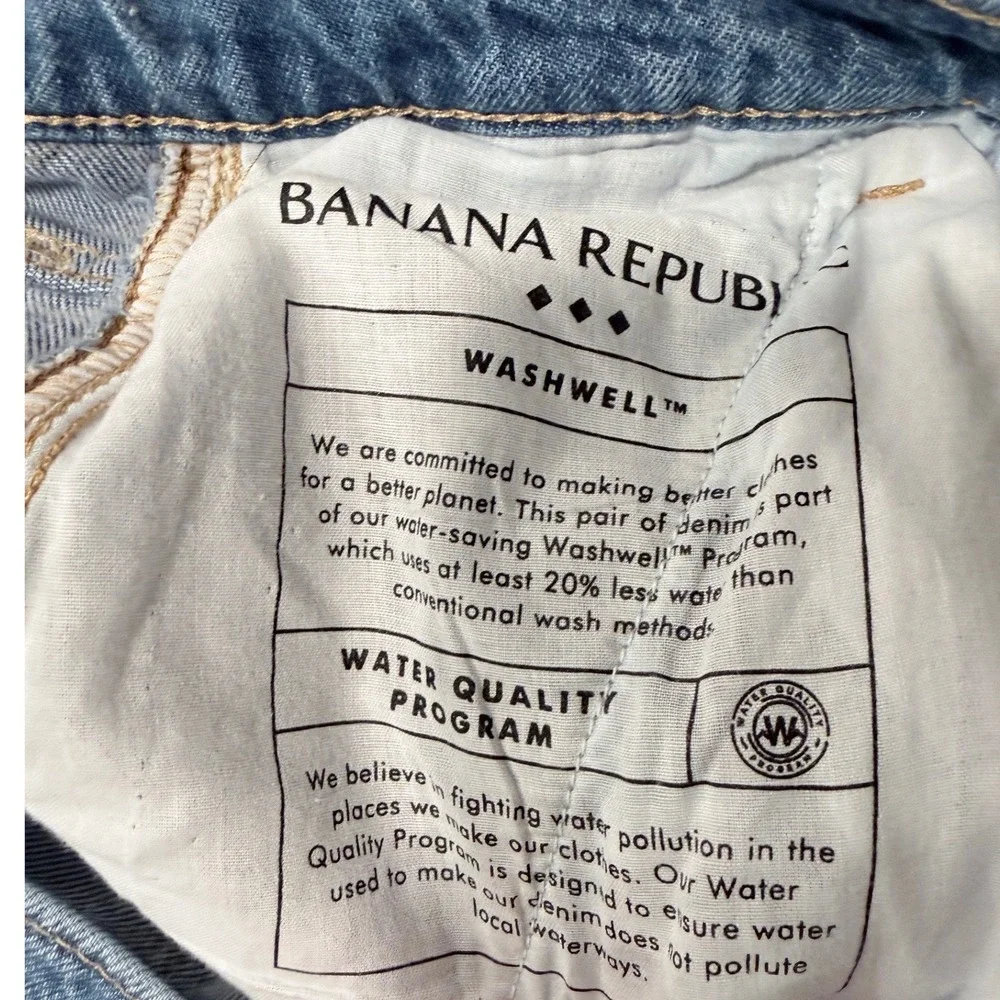 Banana Republic High-Rise Barrel Jeans Medium Wash‎ Blue 515700-00 Womens 29/8